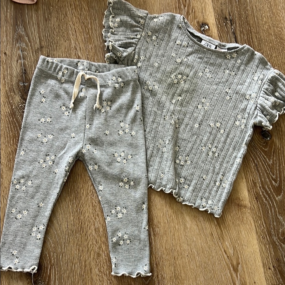 Zara Gray Matching Set